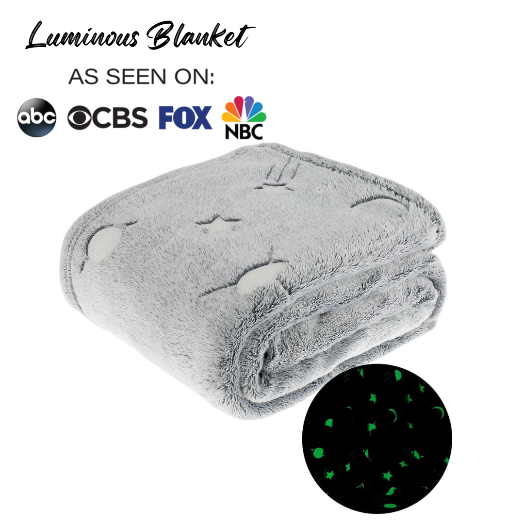 Double Sided Flannel Luminous Snuggle Blanket - arlyntina