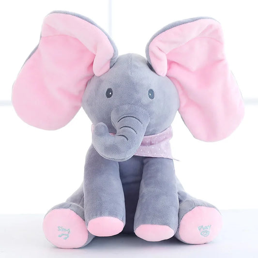 Music & Seek Elephant Plush Toy - arlyntina