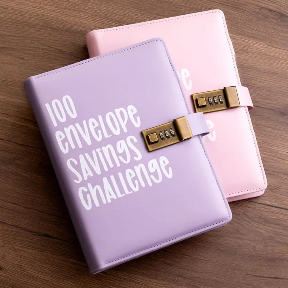 Lockable 100 Envelope Challenge Binder - arlyntina