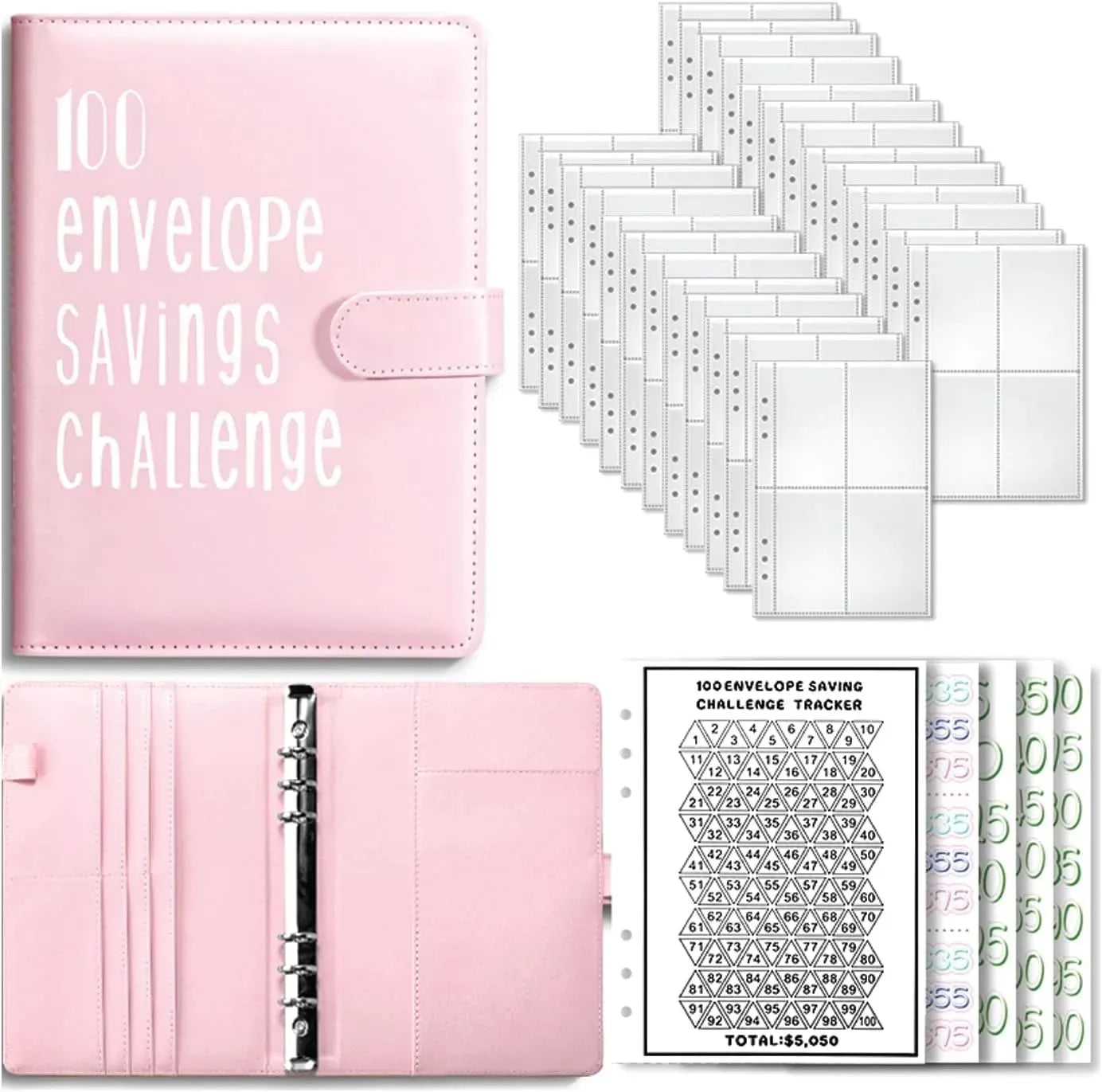 100 Envelope Challenge: Money Saving Inserts - arlyntina