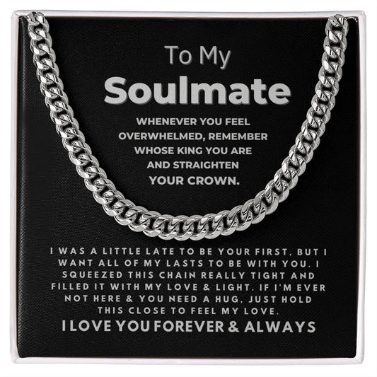 Soulmate - Straighten Your Crown - Cuban Link Chain - arlyntina