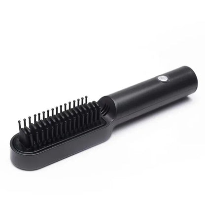 SleekEaze™ Portable 2-IN-1 Multi-Speed Straightening & Curling Brush - arlyntina